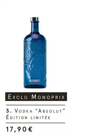 Absolut vodka