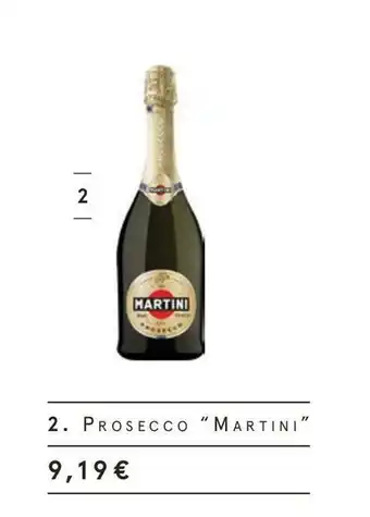 Monoprix Martini prosecco offre