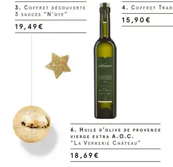 Monoprix Huile d’olive de provence vierge extra a.o.c. “la verrerie château” offre