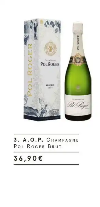 Pol roger a.o.p. champagne brut