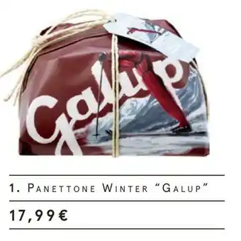 Monoprix Panettone winter “galup” offre
