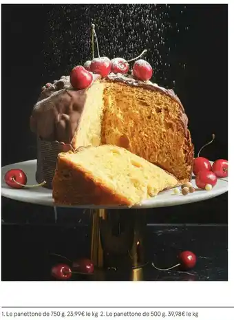 Le panettone de 750 g