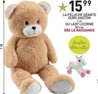 Stokomani La peluche géante ours gaston offre