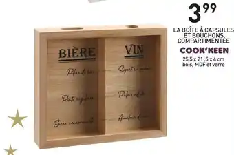 Stokomani Cook'keen la boîte à capsules et bouchons compartimentée offre