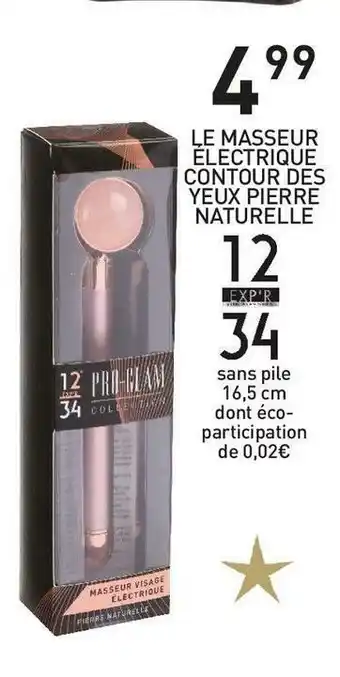 Stokomani Le masseur électrique contour des yeux pierre naturelle offre