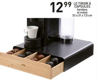 Le tiroir Ă capsules