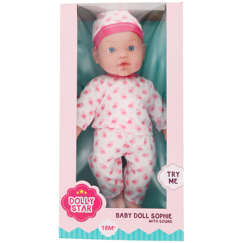 Promo Dolly star baby doll sophie chez Action