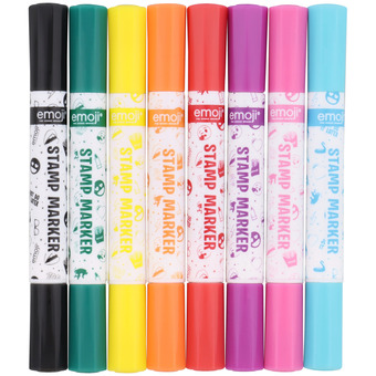 Action Page emoji estampage et stylos marqueurs offre