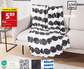 Lidl LIVARNO HOME Plaid offre