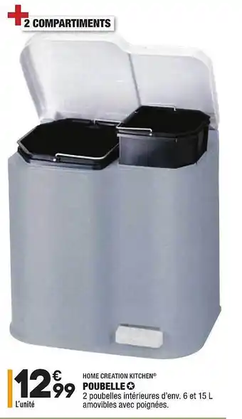 ALDI Poubelle Home Creation Kitchen offre