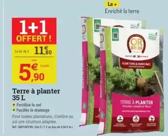 Espace emeraude Terre à planter offre