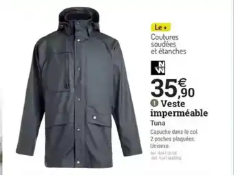 Espace emeraude Veste imperméable offre