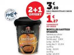 U Express OYAKATA Nouilles sautees offre