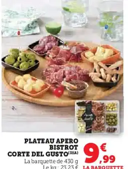 Plateau apero bistrot corte del gusto