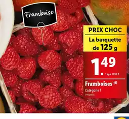 Lidl Framboises offre