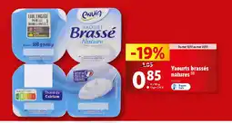 Lidl Yaourts brassés natures offre