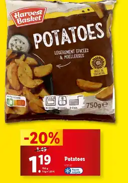 Lidl Potatoes offre