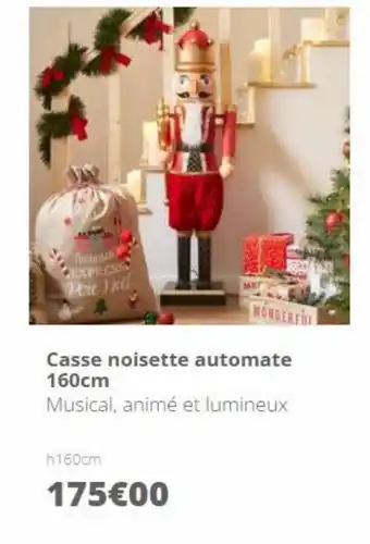 L'incroyable Casse noisette automate 160cm offre