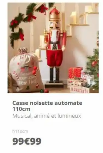 L'incroyable Casse noisette automate 110cm offre