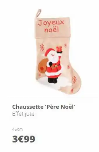 Chaussette 'père noël'