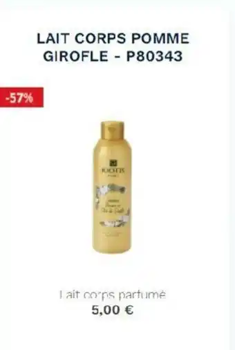 Stanhome Lait corps pomme girofle offre