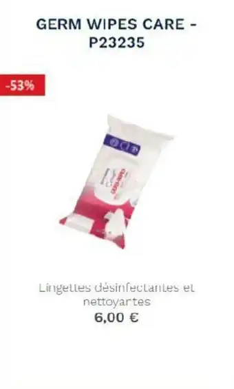 Stanhome Germ wipes care offre