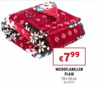 Trafic Microflanellen plaid offre