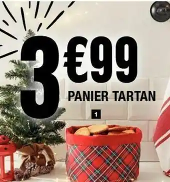 La Foir'Fouille Panier tartan offre