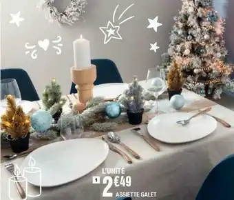 La Foir'Fouille Assiette galet offre