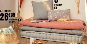 La Foir'Fouille Coussin de sol offre