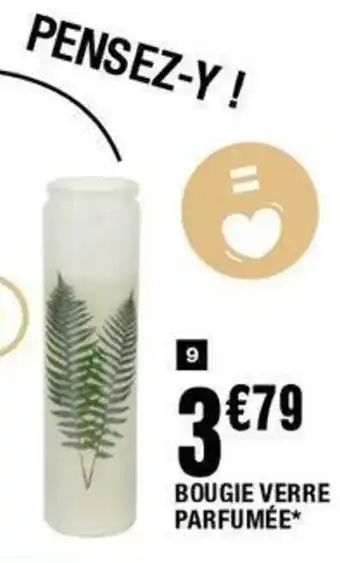 Bougie verre parfumée