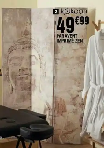 Par avent imprimé zen