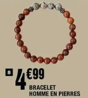 La Foir'Fouille Bracelet homme en pierres offre