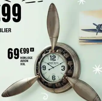 Horloge avion XXL