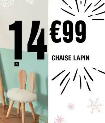 Chaise lapin