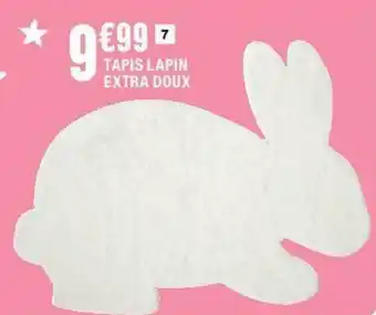 La Foir'Fouille Tapis lapin extra doux offre