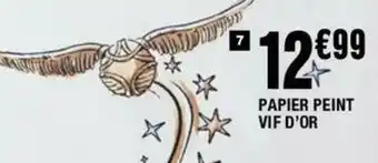 La Foir'Fouille Papier peint vif d'or offre