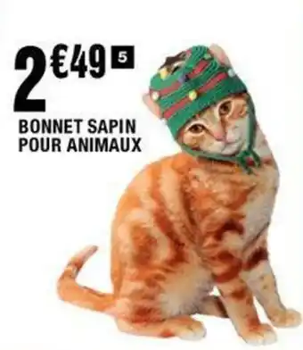 La Foir'Fouille Bonnet sapin pour animaux offre
