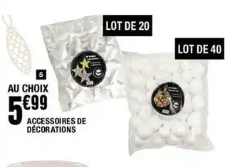 Accessoires de décorations
