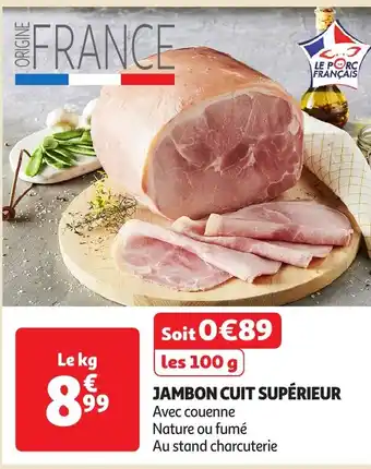 Auchan Jambon cuit supérieur offre