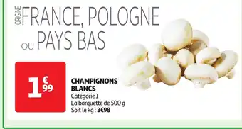 Auchan Champignons blancs offre