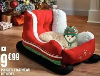 La Foir'Fouille Panier traîneau de noël offre