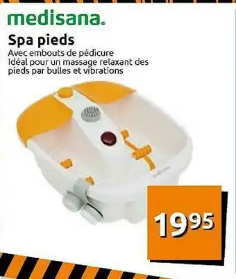 Action Spa Pieds Medisana offre
