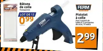 Action Bâtons De Colle Ferm, Pistolet à Colle Ferm offre