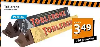 Action Toblerone offre