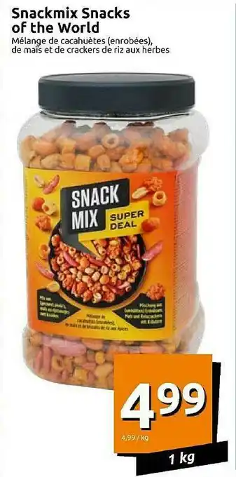 Action Snackmix Snacks Of The World offre