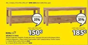 JYSK Meuble Tv Hage Royal Oak offre
