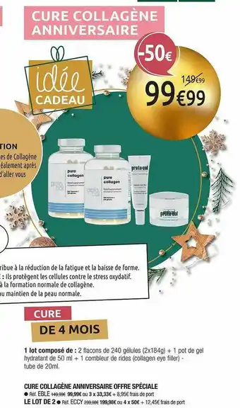 M6 Boutique Cure Collagène Anniversaire offre