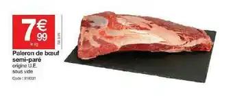 Promocash Paleron De Bœuf Semi-paré offre