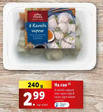 Lidl Vitasia Ha cao offre